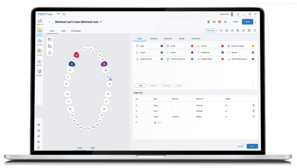 medit intraoral scanning solutions case