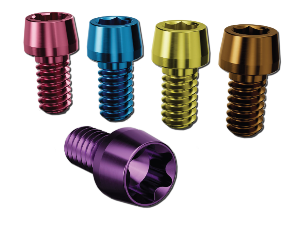 ZimVie All-on-X (AOX) Screws – Color-Coded Full-Arch Prosthetic Screws