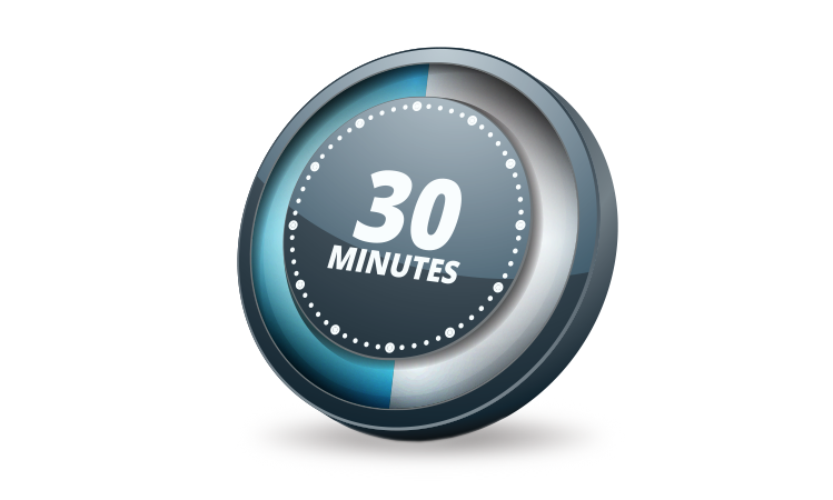 Process dentures in 30 minutes vs. the traditional two hours, significantly reducing the overall treatment time.