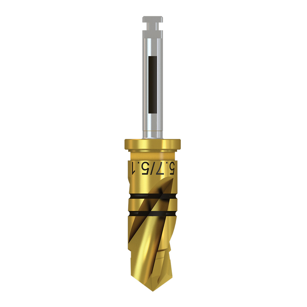Dríva Gold Series Step Drills for TSX, Trabelcular Metal, and TSV Implants