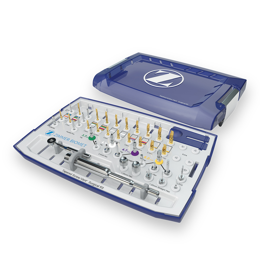 TSV® Surgical Kit with Dríva™ Gold Drills | ZimVie Americas