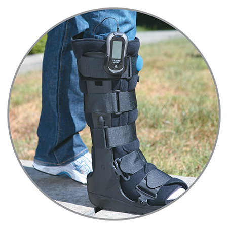 OrthoPak Device on Leg